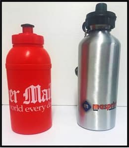 Water or Drink bottles