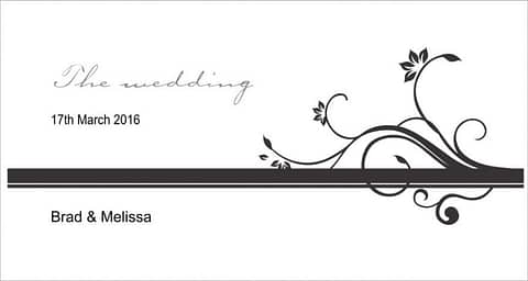 personalised wedding stubby holder designs