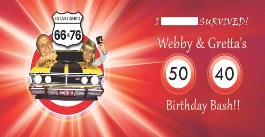 personalised birthday stubby holders