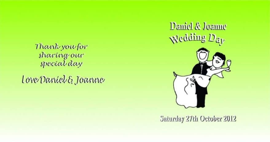 wedding stubby holders