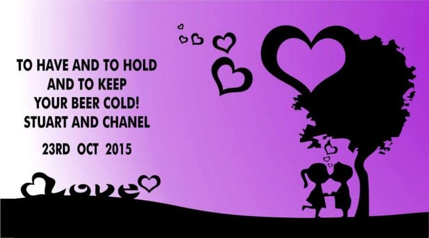 own design coolas stubby coolers